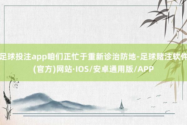 足球投注app咱们正忙于重新诊治防地-足球赌注软件(官方)网站·IOS/安卓通用版/APP