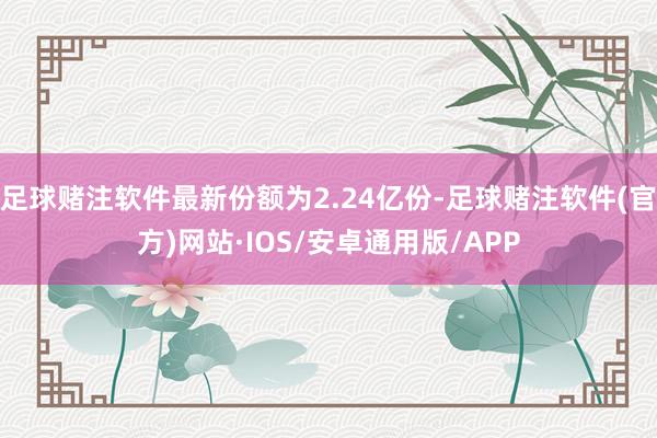 足球赌注软件最新份额为2.24亿份-足球赌注软件(官方)网站·IOS/安卓通用版/APP