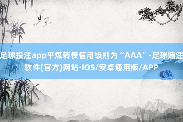 足球投注app平煤转债信用级别为“AAA”-足球赌注软件(官方)网站·IOS/安卓通用版/APP