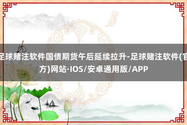 足球赌注软件国债期货午后延续拉升-足球赌注软件(官方)网站·IOS/安卓通用版/APP