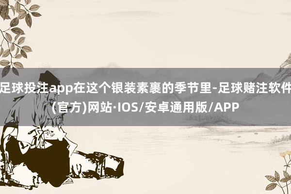 足球投注app在这个银装素裹的季节里-足球赌注软件(官方)网站·IOS/安卓通用版/APP