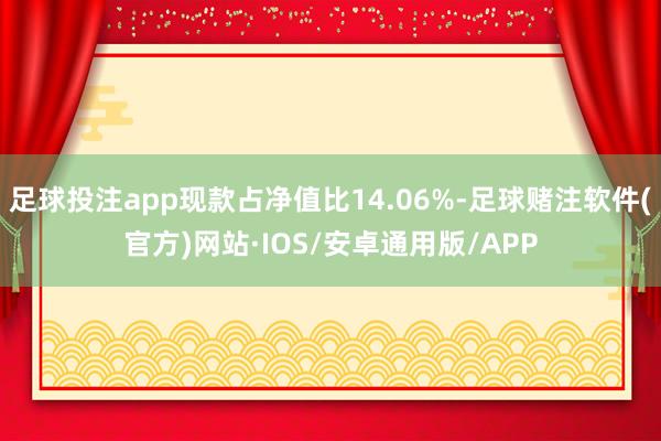 足球投注app现款占净值比14.06%-足球赌注软件(官方)网站·IOS/安卓通用版/APP