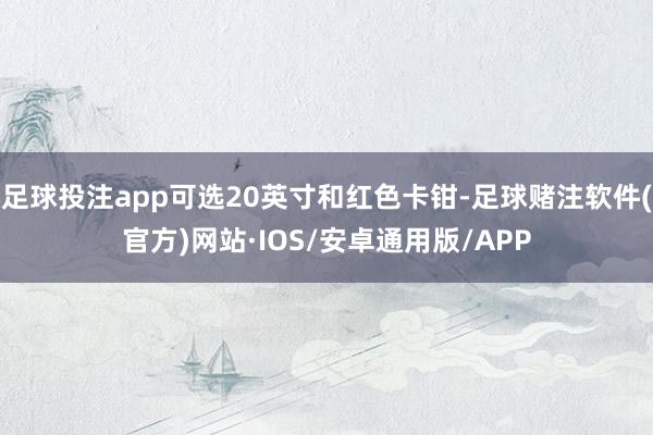 足球投注app可选20英寸和红色卡钳-足球赌注软件(官方)网站·IOS/安卓通用版/APP