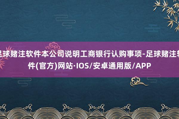足球赌注软件本公司说明工商银行认购事项-足球赌注软件(官方)网站·IOS/安卓通用版/APP