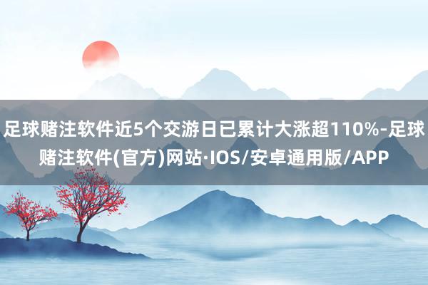 足球赌注软件近5个交游日已累计大涨超110%-足球赌注软件(官方)网站·IOS/安卓通用版/APP