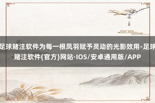 足球赌注软件为每一根凤羽赋予灵动的光影效用-足球赌注软件(官方)网站·IOS/安卓通用版/APP