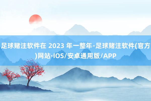 足球赌注软件在 2023 年一整年-足球赌注软件(官方)网站·IOS/安卓通用版/APP