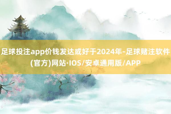 足球投注app价钱发达或好于2024年-足球赌注软件(官方)网站·IOS/安卓通用版/APP