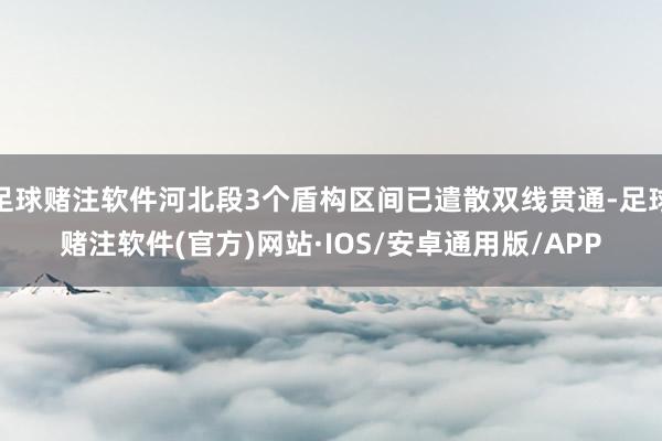 足球赌注软件河北段3个盾构区间已遣散双线贯通-足球赌注软件(官方)网站·IOS/安卓通用版/APP