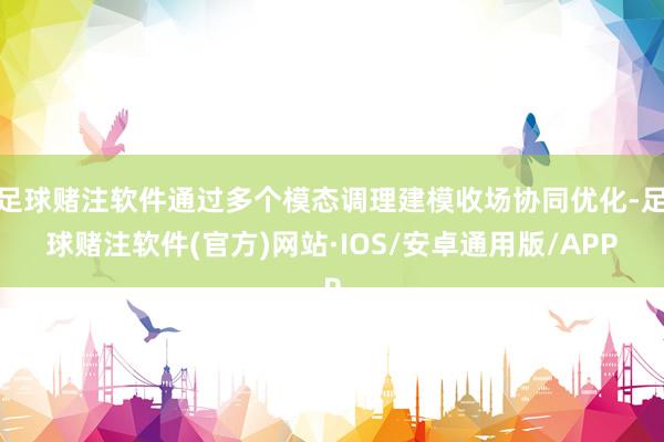 足球赌注软件通过多个模态调理建模收场协同优化-足球赌注软件(官方)网站·IOS/安卓通用版/APP