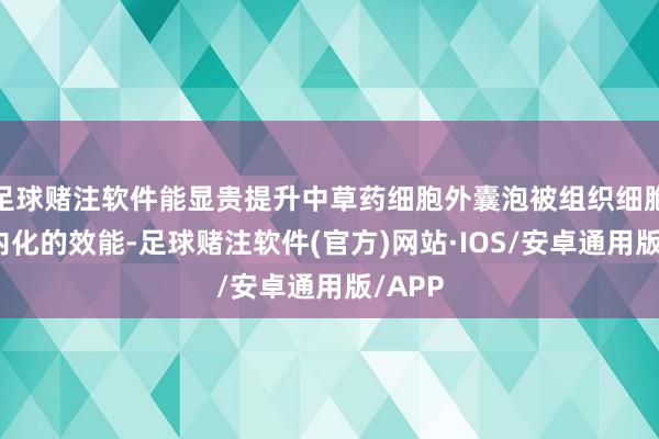 足球赌注软件能显贵提升中草药细胞外囊泡被组织细胞摄取内化的效能-足球赌注软件(官方)网站·IOS/安卓通用版/APP