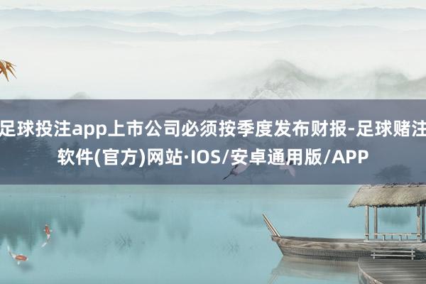 足球投注app上市公司必须按季度发布财报-足球赌注软件(官方)网站·IOS/安卓通用版/APP