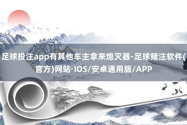 足球投注app有其他车主拿来熄灭器-足球赌注软件(官方)网站·IOS/安卓通用版/APP