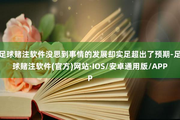足球赌注软件没思到事情的发展却实足超出了预期-足球赌注软件(官方)网站·IOS/安卓通用版/APP
