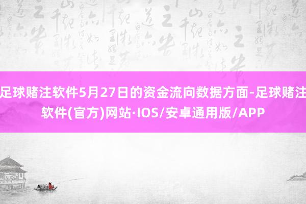 足球赌注软件5月27日的资金流向数据方面-足球赌注软件(官方)网站·IOS/安卓通用版/APP
