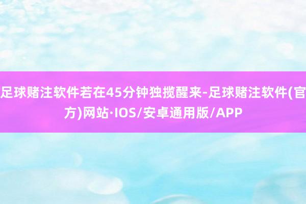 足球赌注软件若在45分钟独揽醒来-足球赌注软件(官方)网站·IOS/安卓通用版/APP