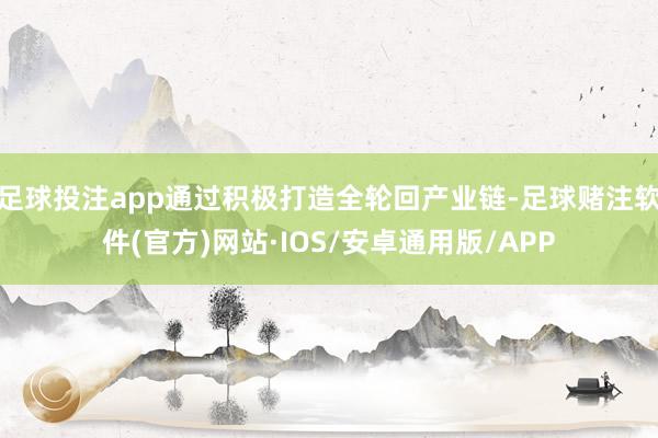 足球投注app通过积极打造全轮回产业链-足球赌注软件(官方)网站·IOS/安卓通用版/APP